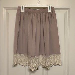 Abercrombie & Fitch Lilac Skirt